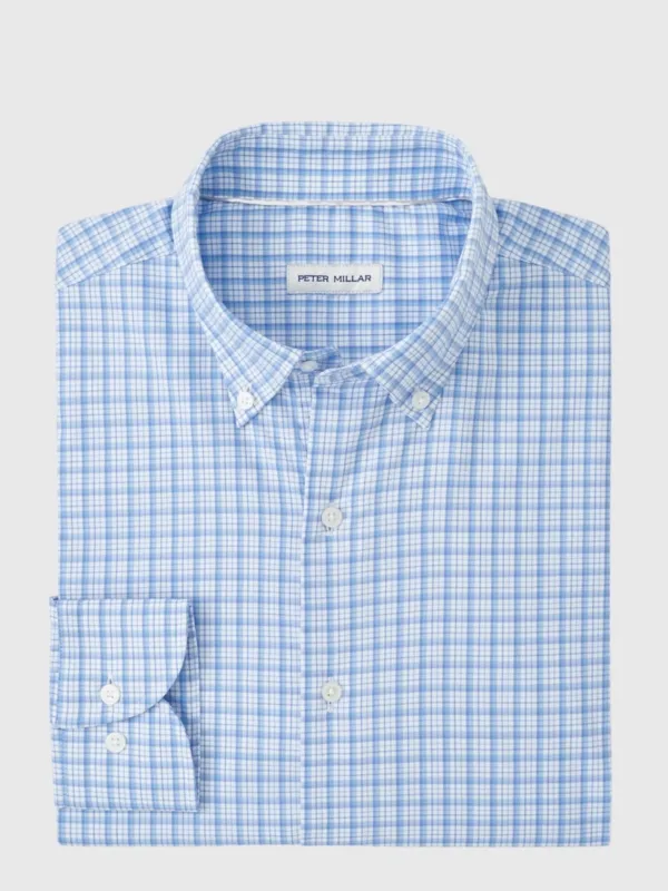 Peter Millar Crown Men's Calvin Crown Lite Cotton-Stretch Sport Shirt made by Peter Millar