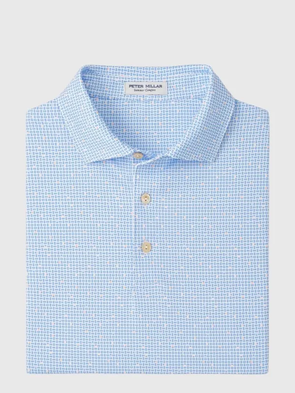 Peter Millar Crown Sport Men's Alta Performance Jersey Polo made by Peter Millar