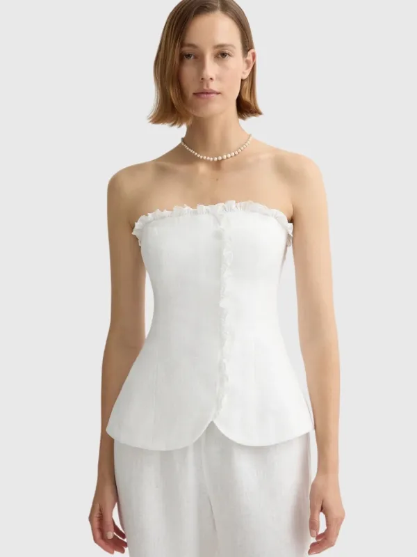 Posse Women's Florence Strapless Top made by Posse