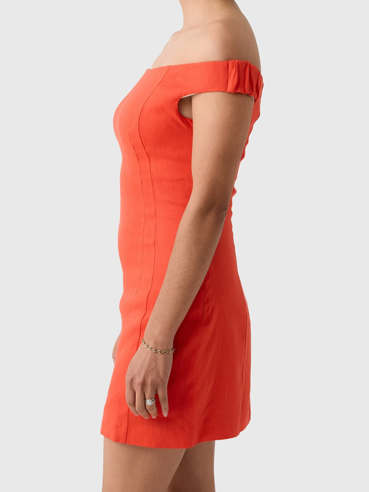 SIR. Women's Elodie Off Shoulder Mini Dress sold by Saint Bernard product image thumbnail 3