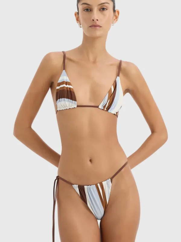 SIR. Women's Marais String Triangle Bikini Top made by SIR the label