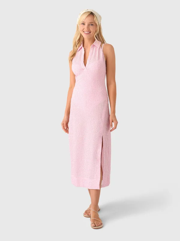 Simkhai Women's Clairmont Halter Midi Dress made by Simkhai