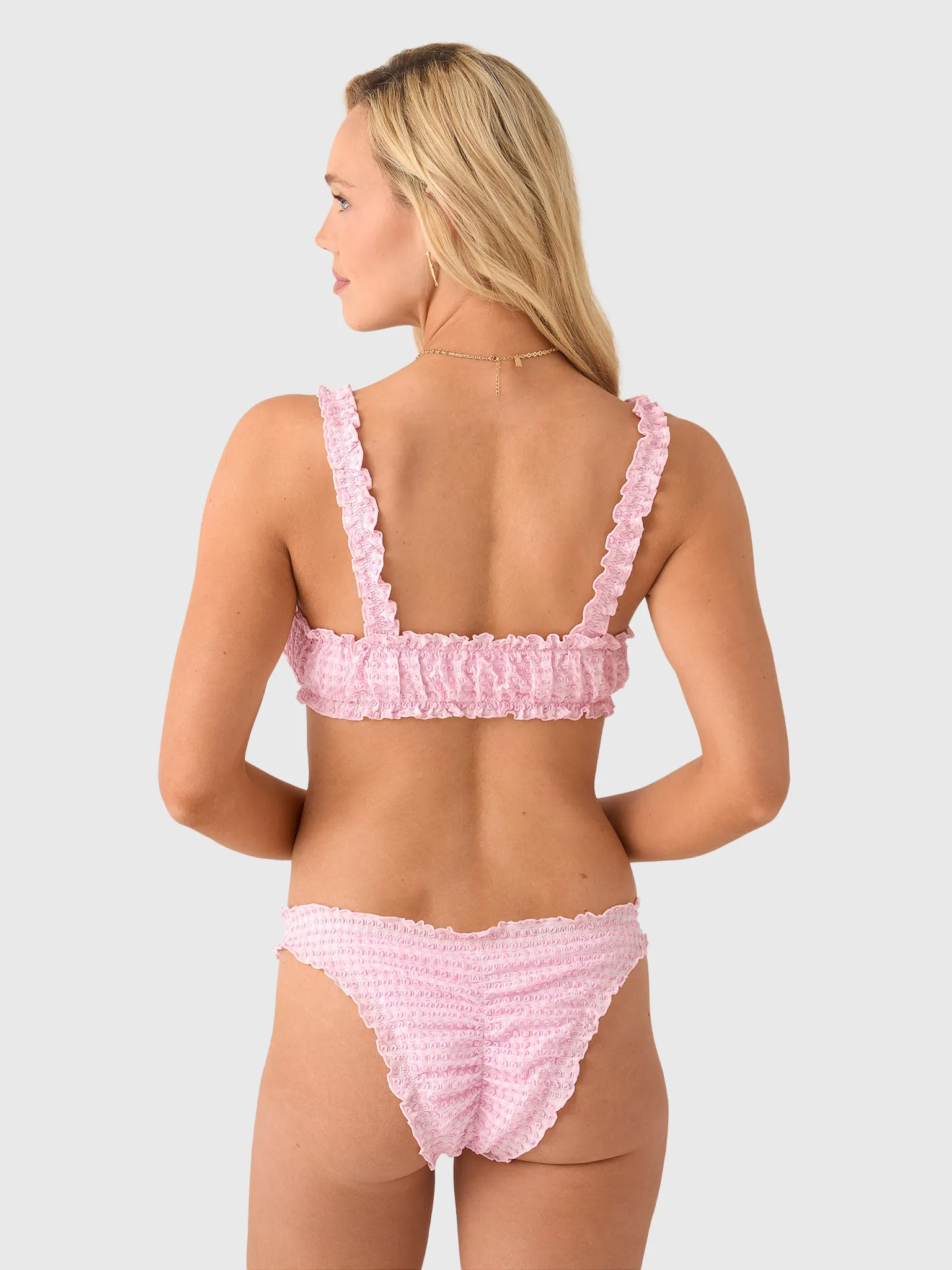 Simkhai Women's Evander Ruched Bikini Top sold by Saint Bernard product image thumbnail 4