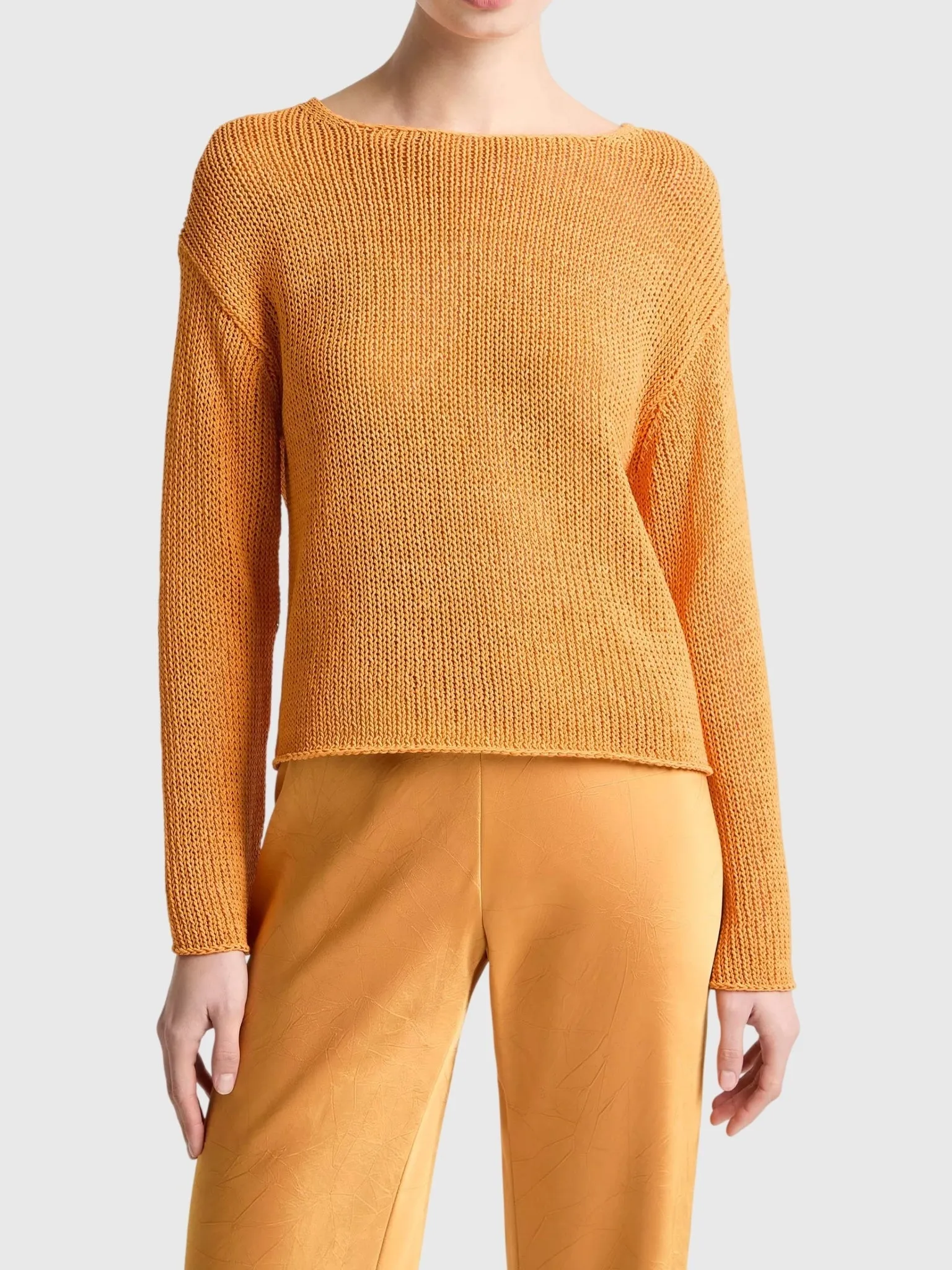Vince Women's Italian Coated Cotton-Blend Sweater sold by Saint Bernard