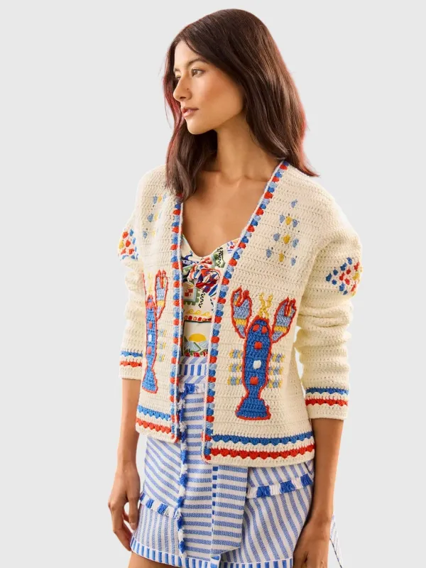 Hunter Bell Women's Callen Cardigan made by Hunter Bell NYC