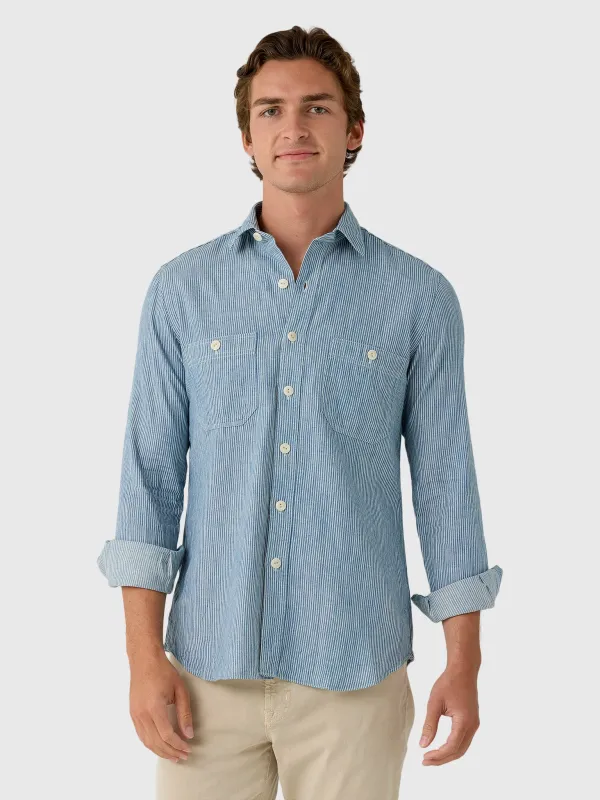 Salvatore Piccolo Men's Long Sleeve Cotton Shirt made by Salvatore Piccolo