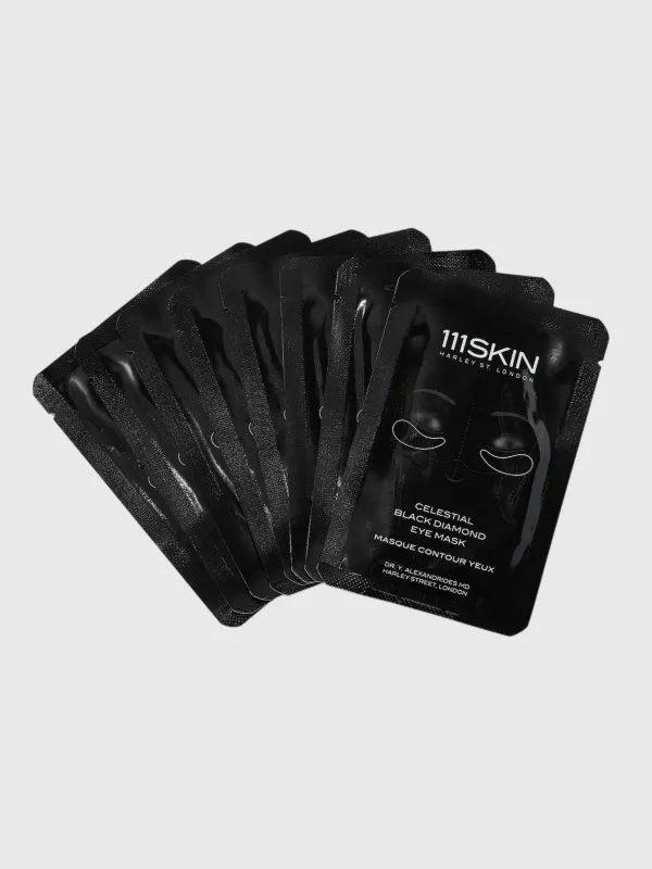 111SKIN Celestial Black Diamond Eye Mask 8 Pack made by Saint Bernard