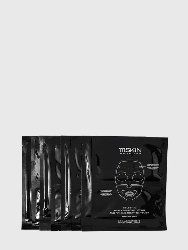 111SKIN Celestial Black Diamond Lifting & Firming Face Mask 5 Pack made by Saint Bernard
