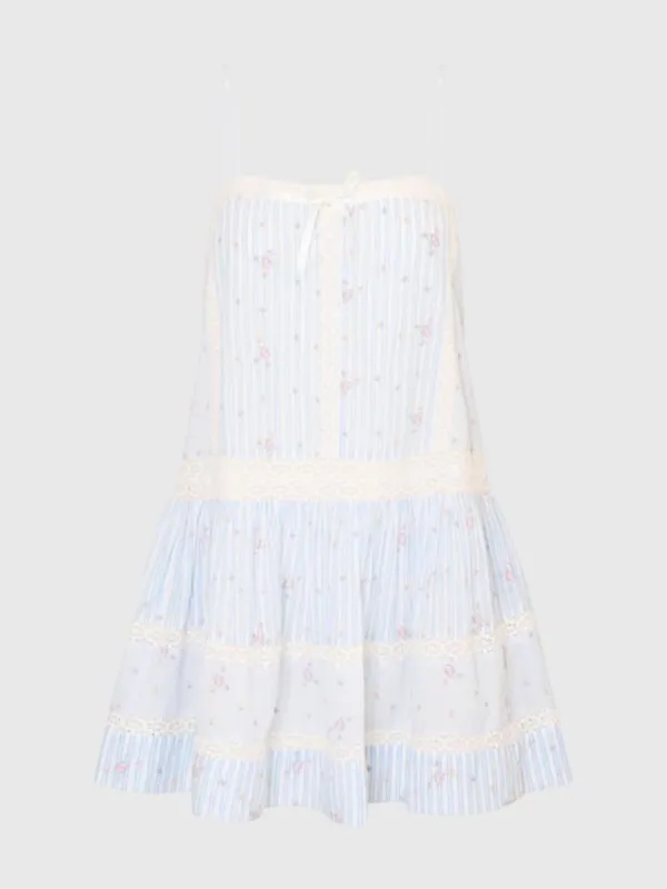 LoveShackFancy Women's Vionett Cotton Mini Dress made by LoveShackFancy