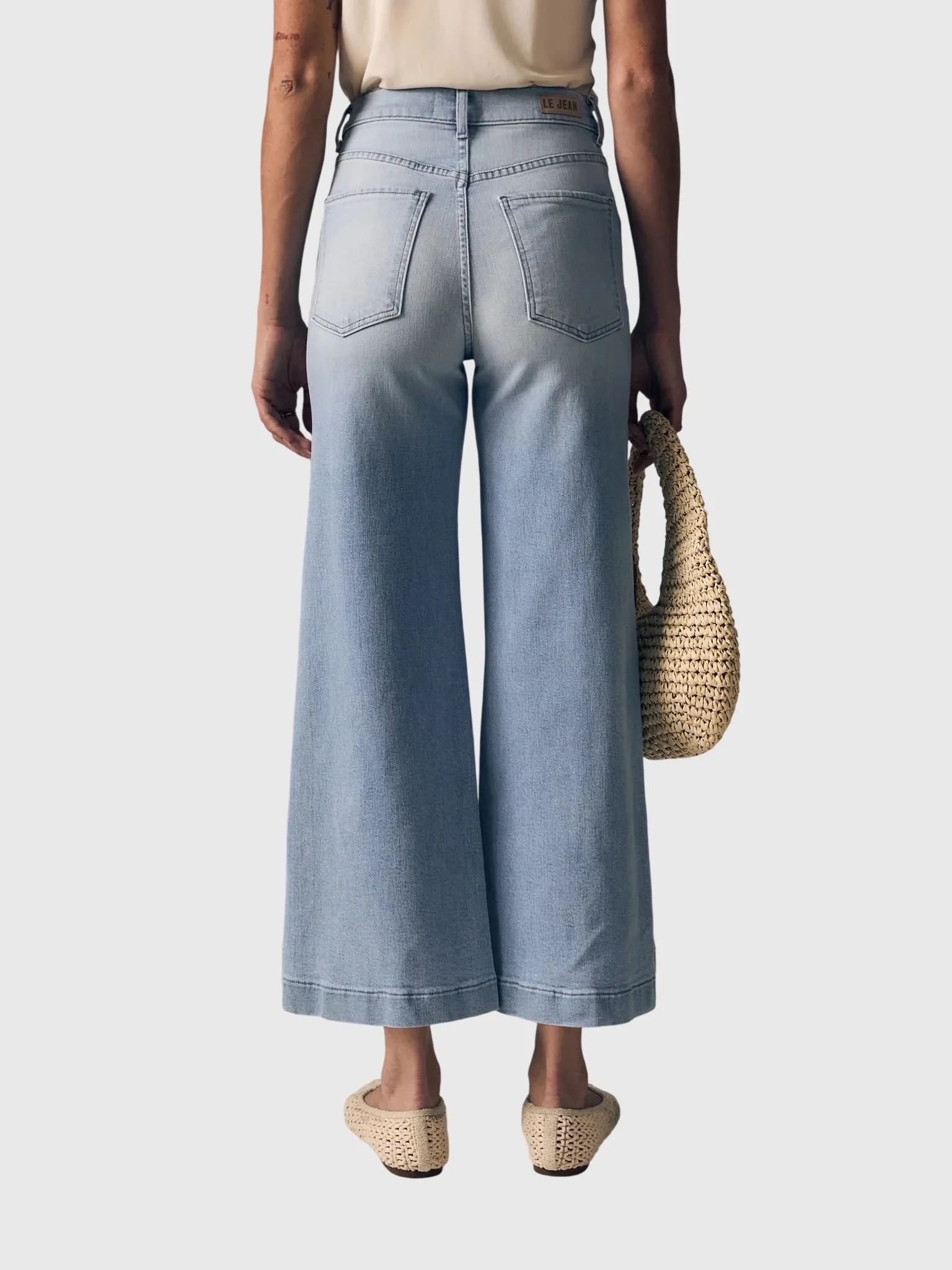 Le Jean Women's Georgia Wide Leg Ankle Jean sold by Saint Bernard product image thumbnail 2