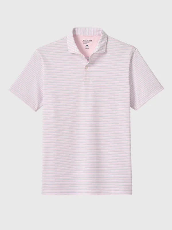 Johnnie-O Men's Rez Stripe Performance Jersey Polo made by Johnnie-O