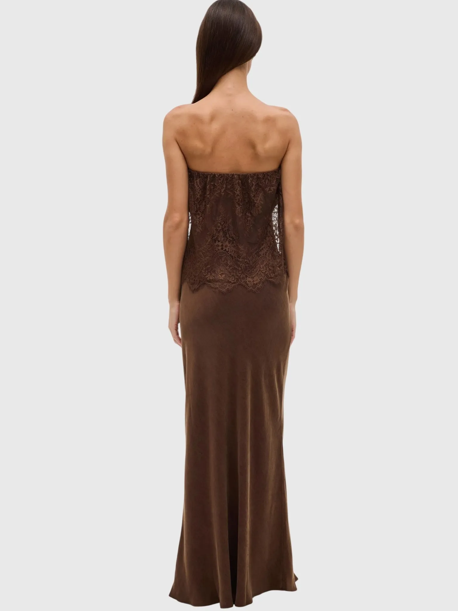 Third Form Women's Visions Lace Strapless Maxi Dress sold by Saint Bernard product image thumbnail 2