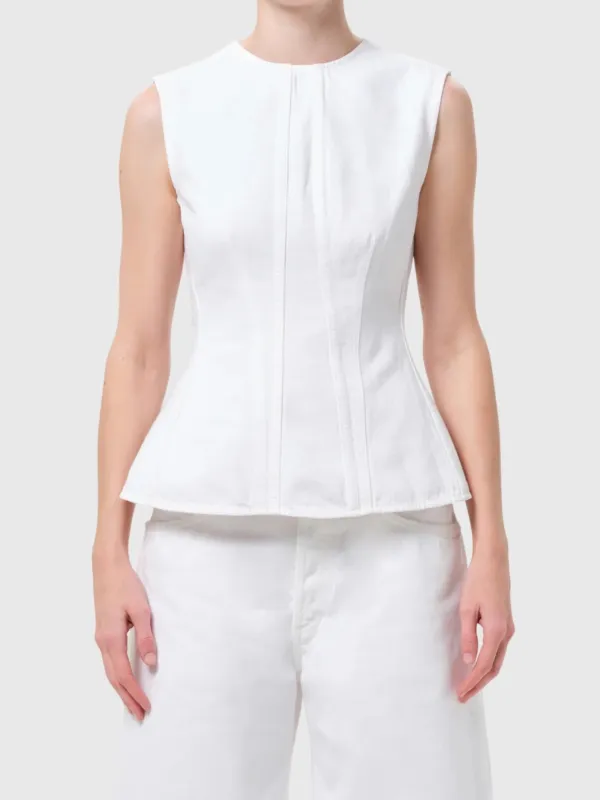 Agolde Women's Corbin Denim Shell Shirt made by Agolde