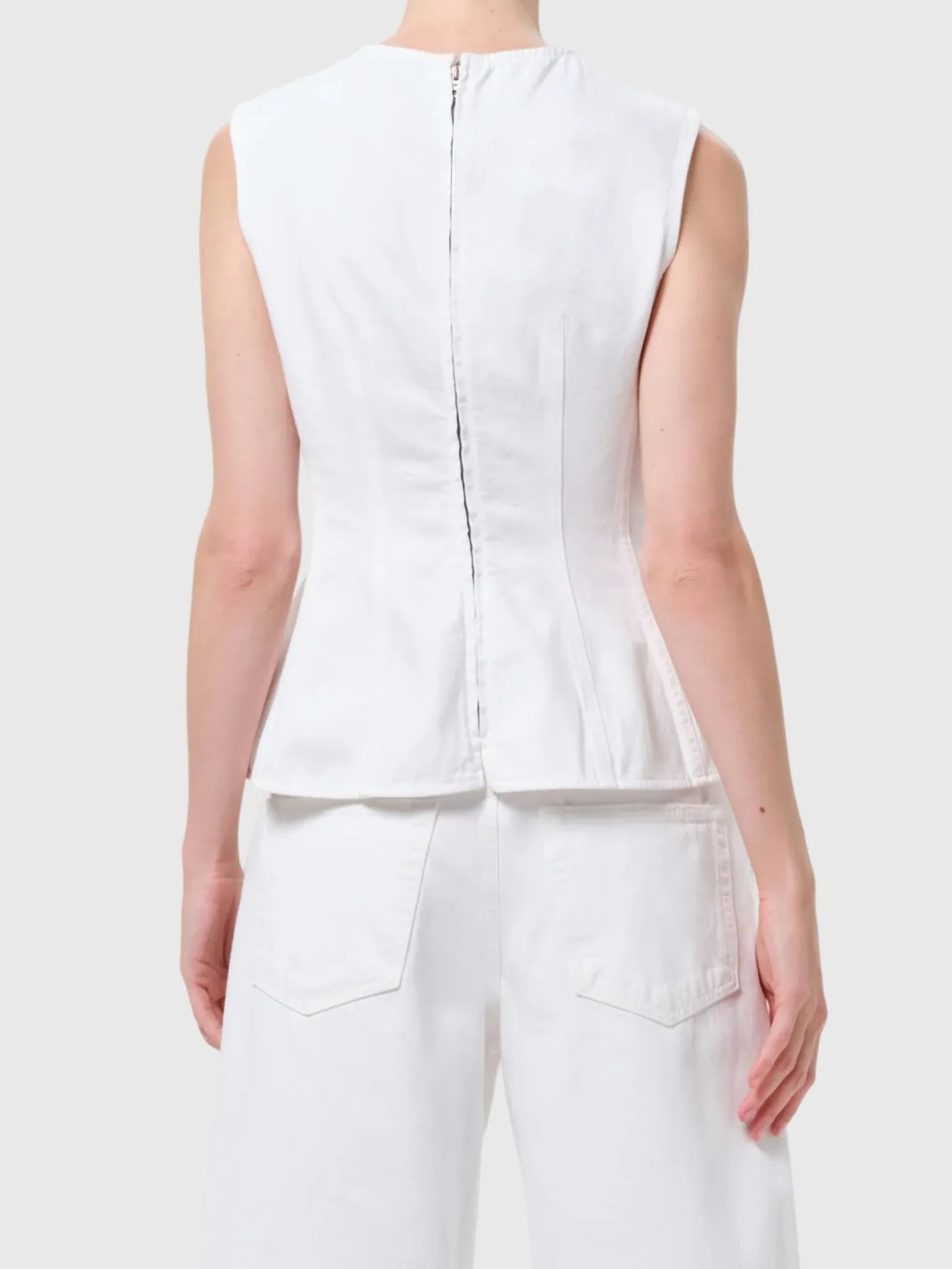 Agolde Women's Corbin Denim Shell Shirt sold by Saint Bernard product image thumbnail 2