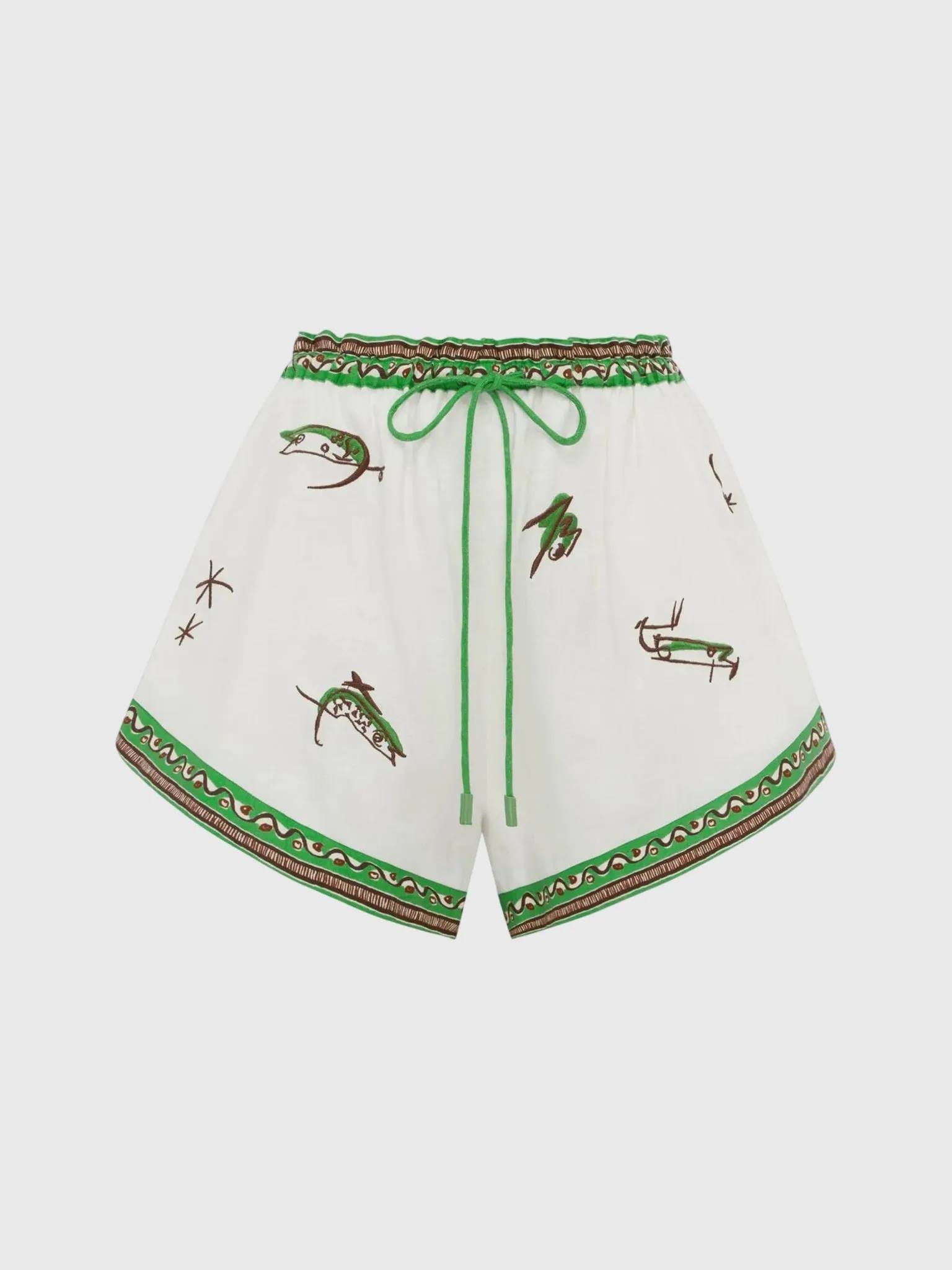 Alemais Women's Wanda Embroidered Short sold by Saint Bernard