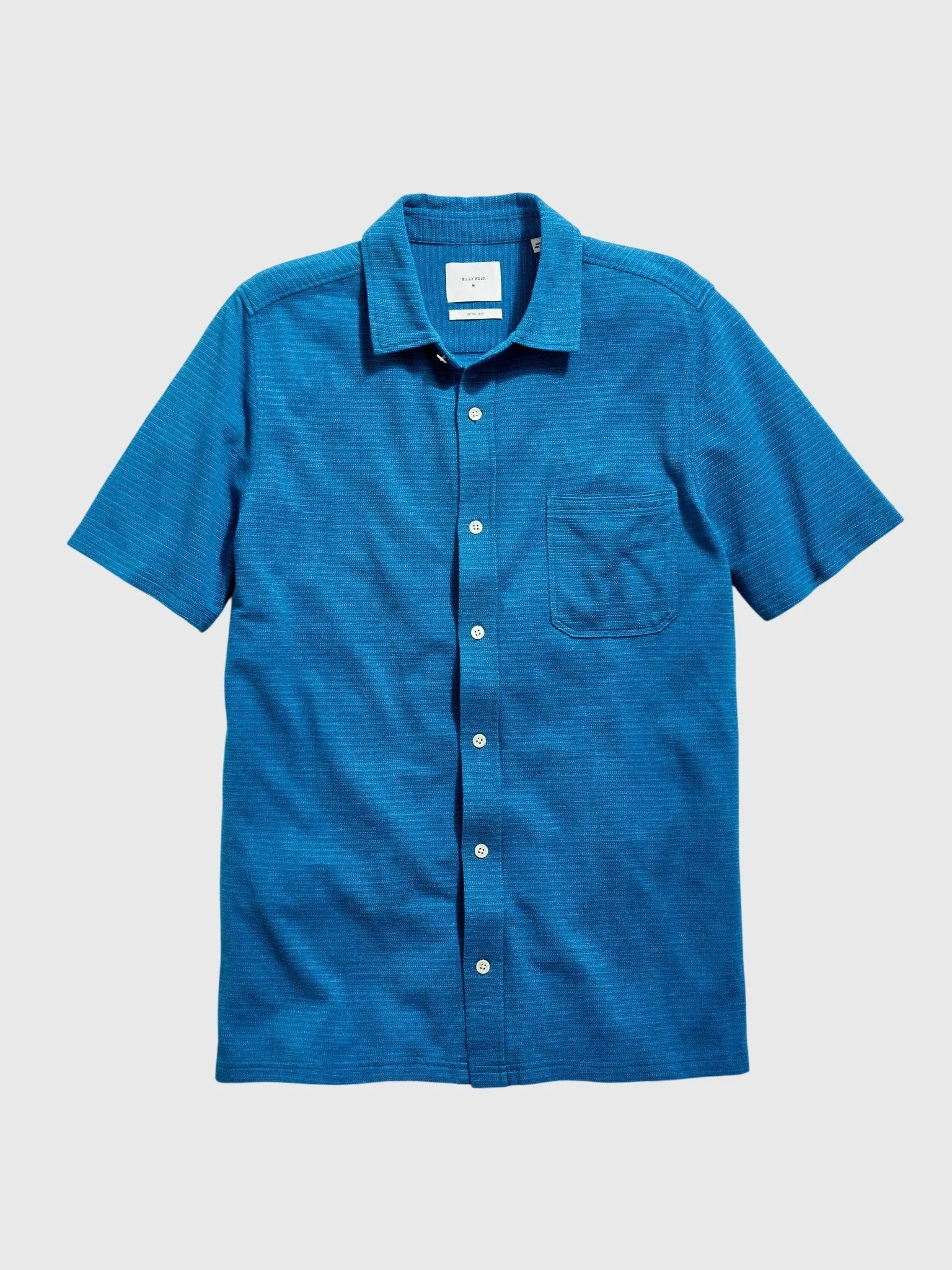 Billy Reid Men's Short Sleeve Textured Treme Knit Shirt sold by Saint Bernard