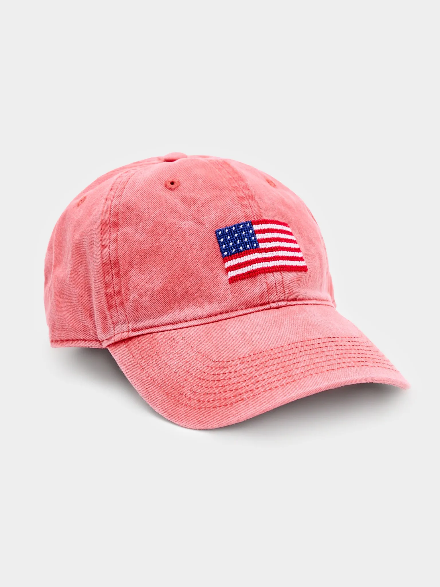 Smathers & Branson American Flag Needlepoint Performance Hat sold by Saint Bernard