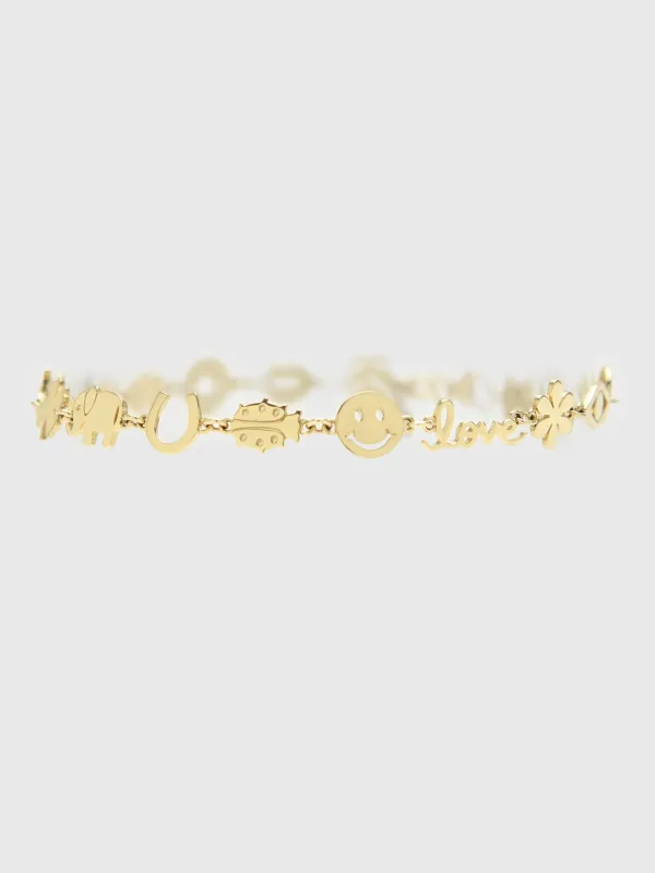 Sydney Evan Tiny Pure Link Bracelet made by Sydney Evan