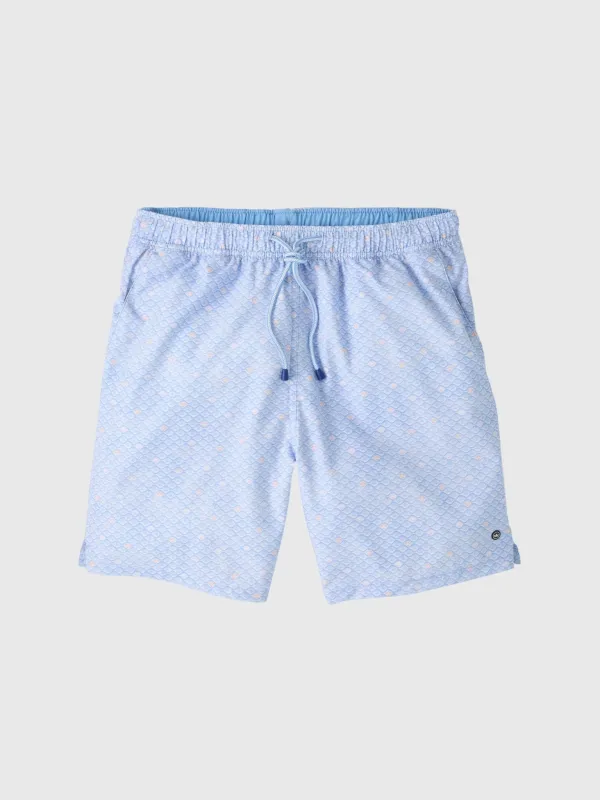 Peter Millar Crown Men's Shoreline Rays Swim Trunk made by Peter Millar