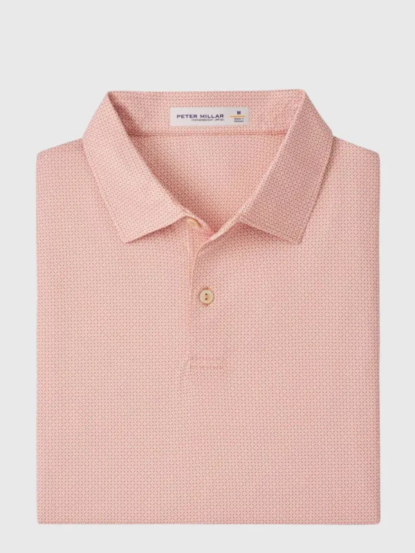 Peter Millar Crown Sport Men's Featherweight Parke Performance Polo made by Peter Millar