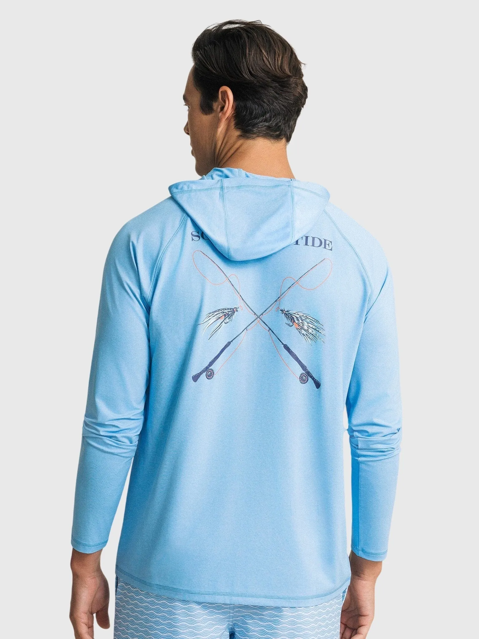 Southern Tide Men's Crossed Lines Coastal Breeze Performance Hoodie sold by Saint Bernard product image thumbnail 5