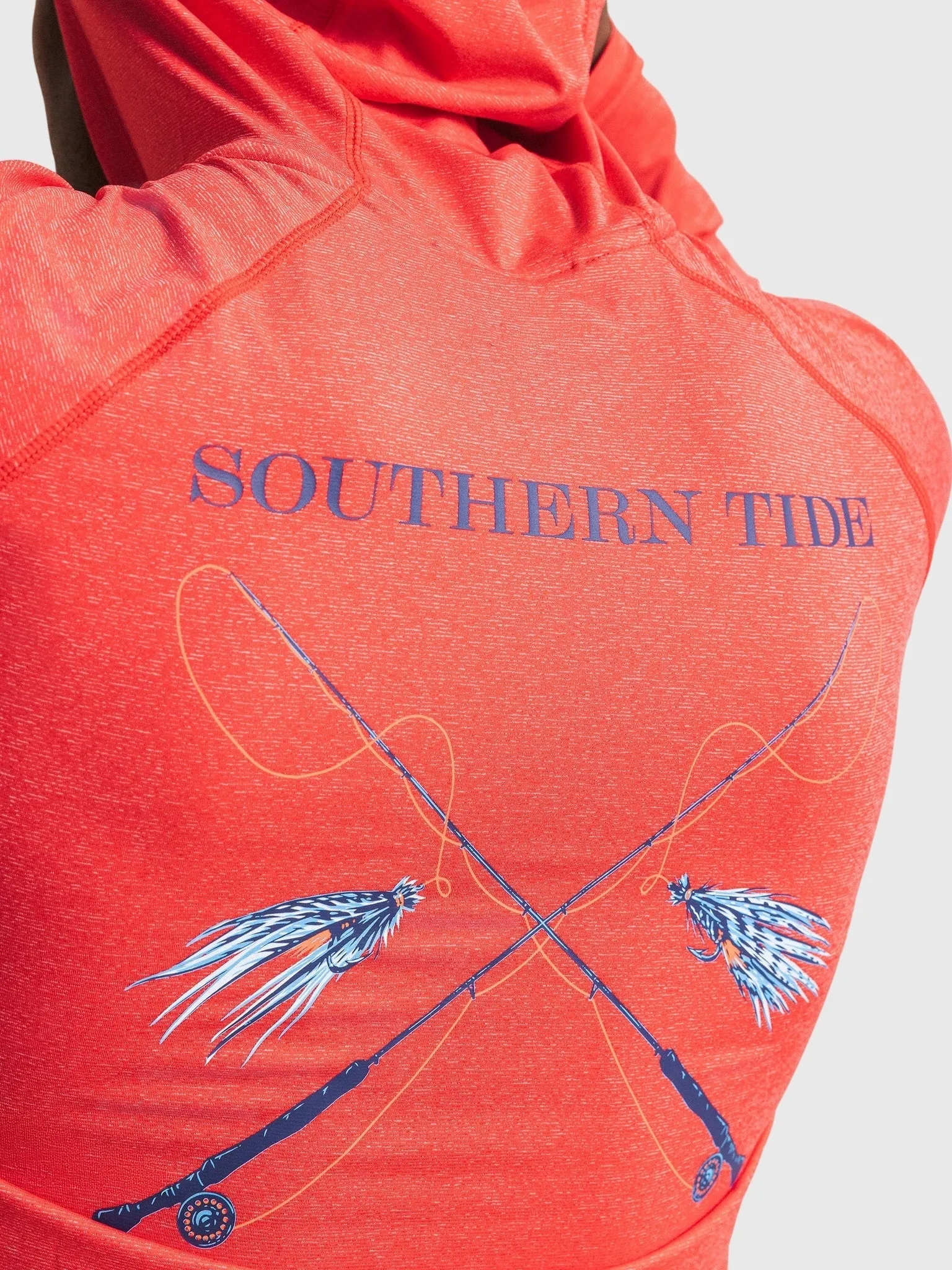 Southern Tide Men's Crossed Lines Coastal Breeze Performance Hoodie sold by Saint Bernard product image thumbnail 3