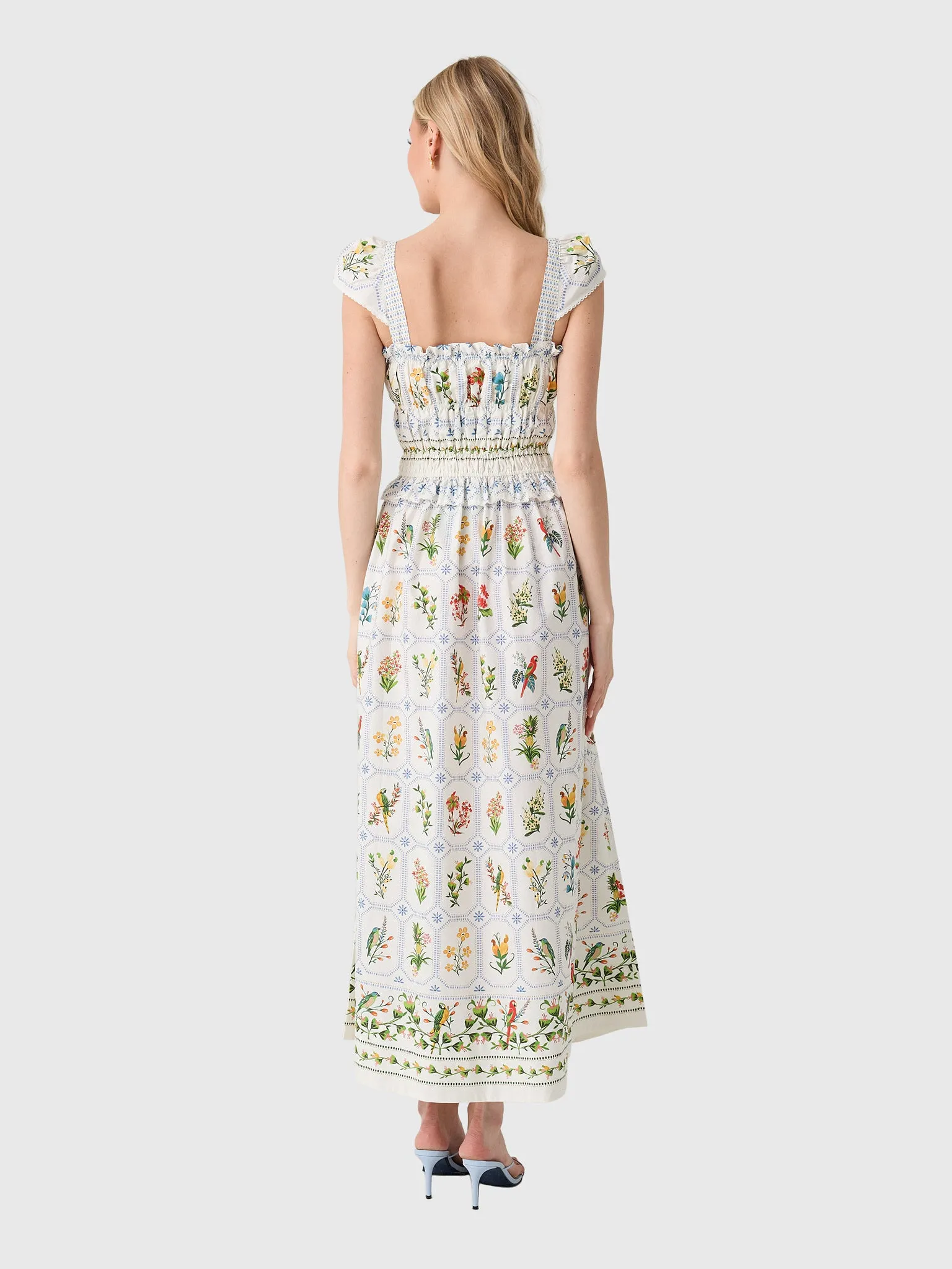 Farm Rio Women's Tropical Porcelain Maxi Dress sold by Saint Bernard product image thumbnail 3