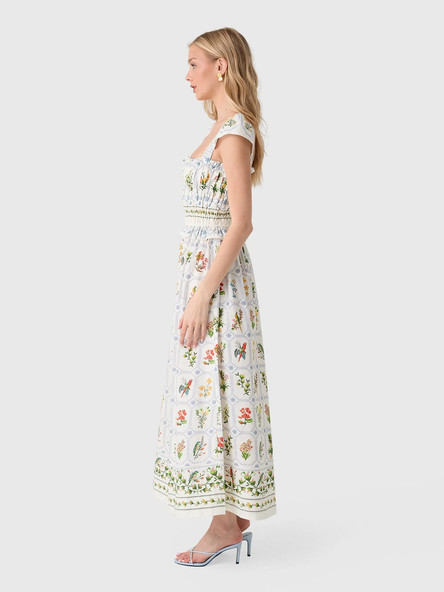 Farm Rio Women's Tropical Porcelain Maxi Dress sold by Saint Bernard product image thumbnail 2