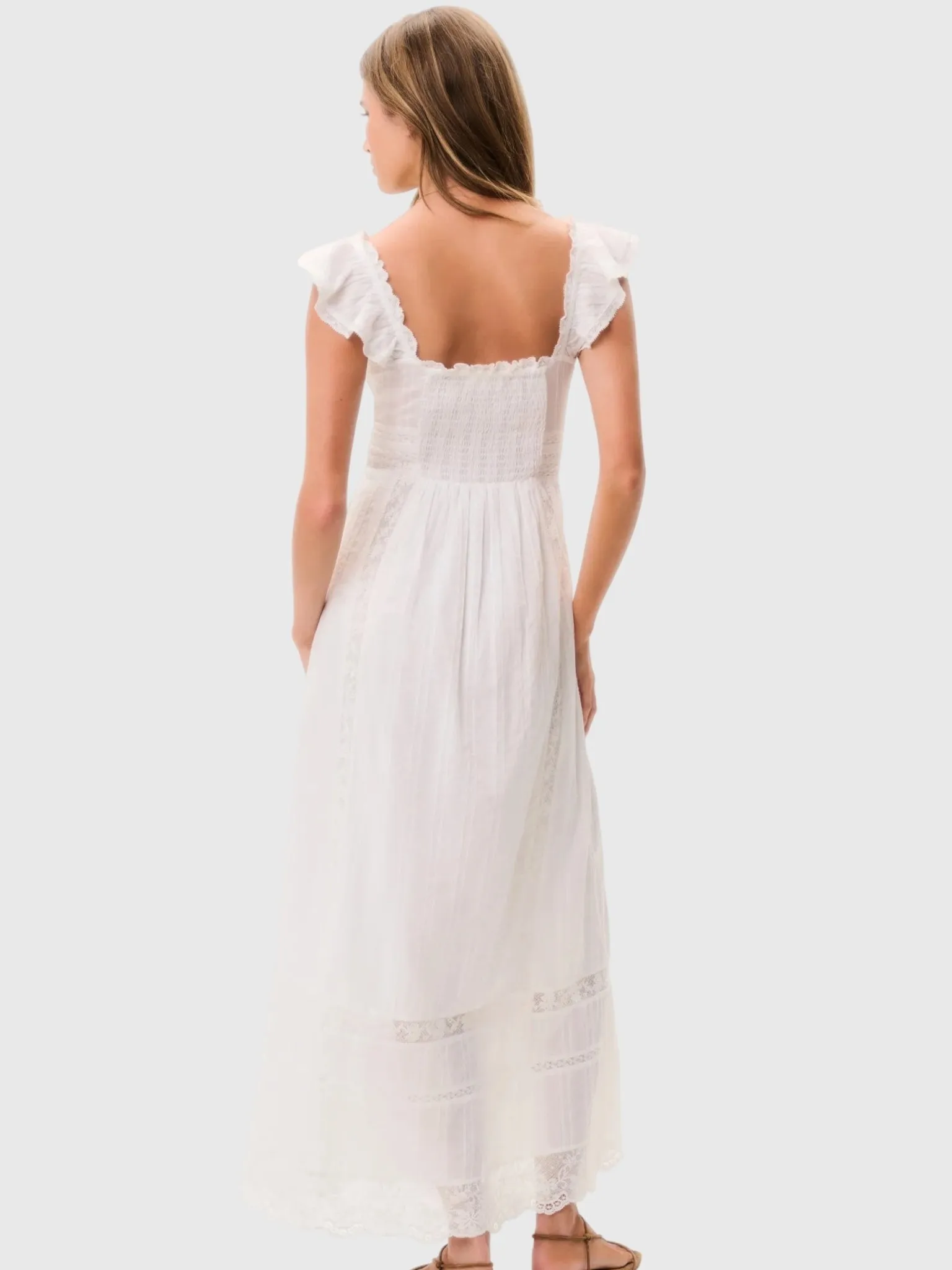 LoveShackFancy Women's Kailette Cotton Maxi Dress sold by Saint Bernard product image thumbnail 2