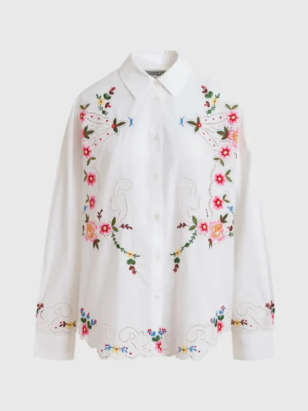 Essentiel Antwerp Women's Jayme Embroidered Shirt made by Essentiel Antwerp