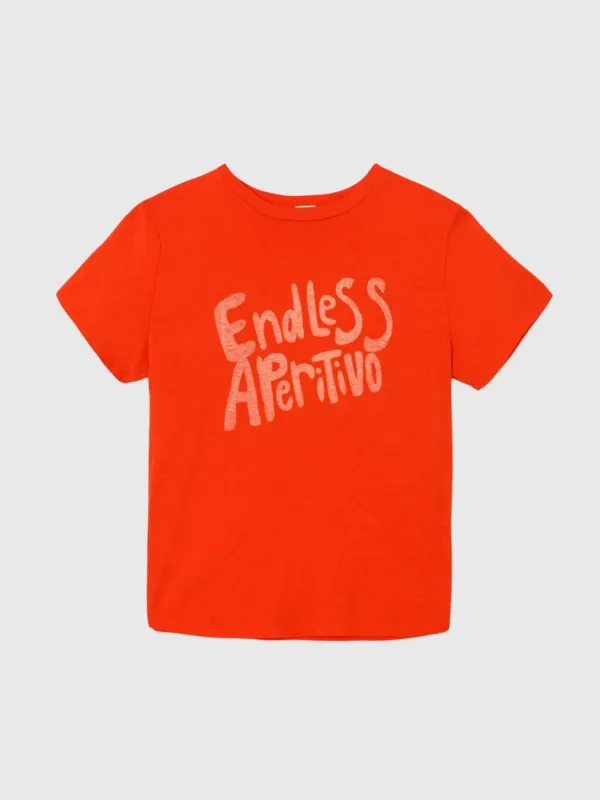 Re/Done Women's Endless Apertivo Classic Tee made by Re/Done