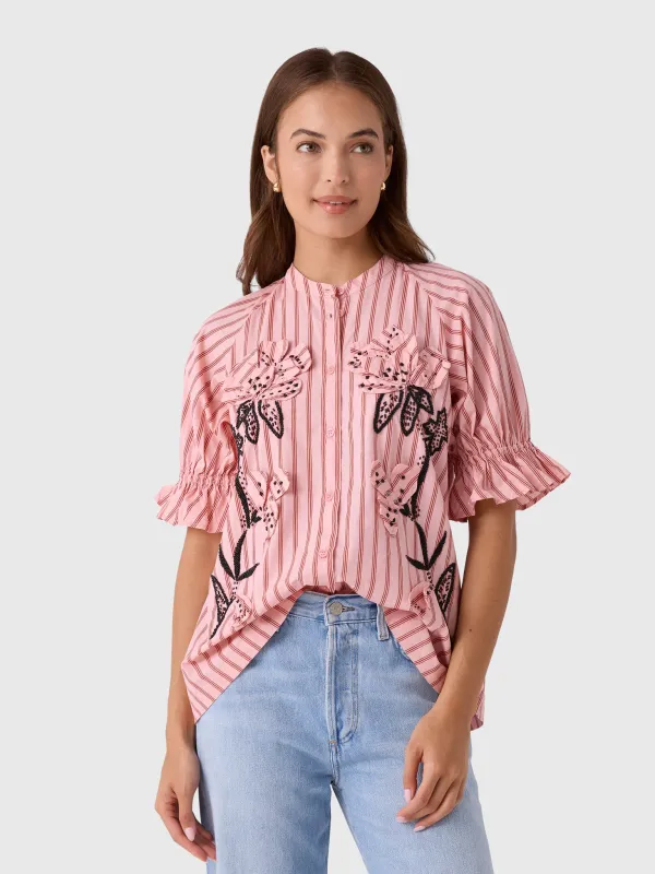 Essentiel Antwerp Women's Jeez Flower Blouse made by Essentiel Antwerp