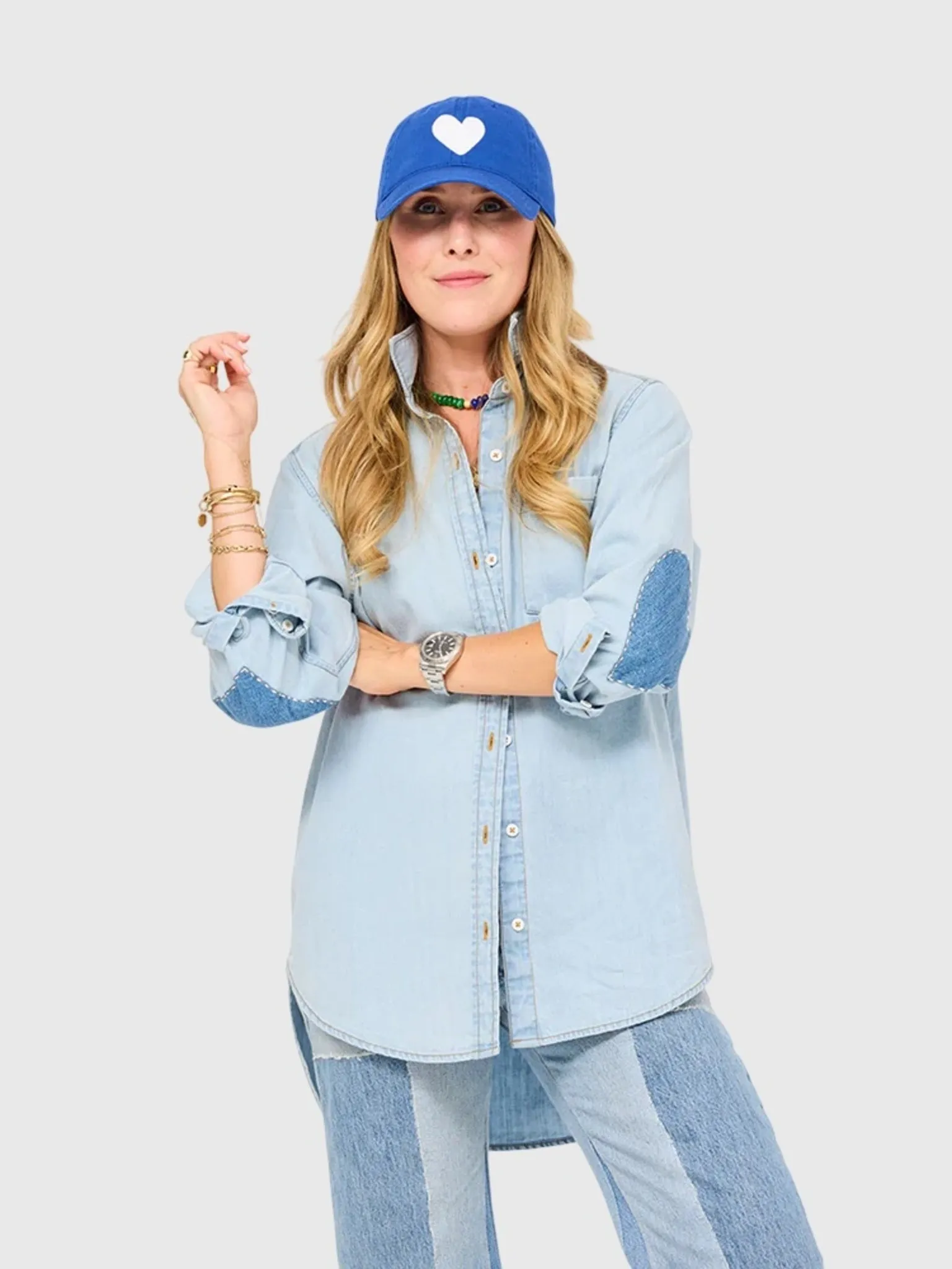 Kerri Rosenthal Women's Mia U.S. of Love Shirt sold by Saint Bernard