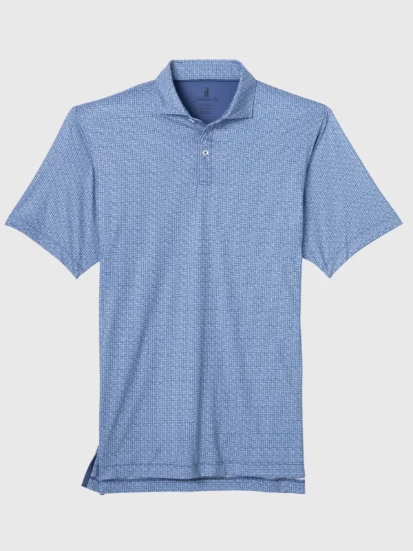 Johnnie-O Men's Fall Flower Featherweight Performance Polo made by Johnnie-O