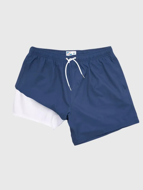 Bermies Men's Navy Swim Trunk made by Bermies