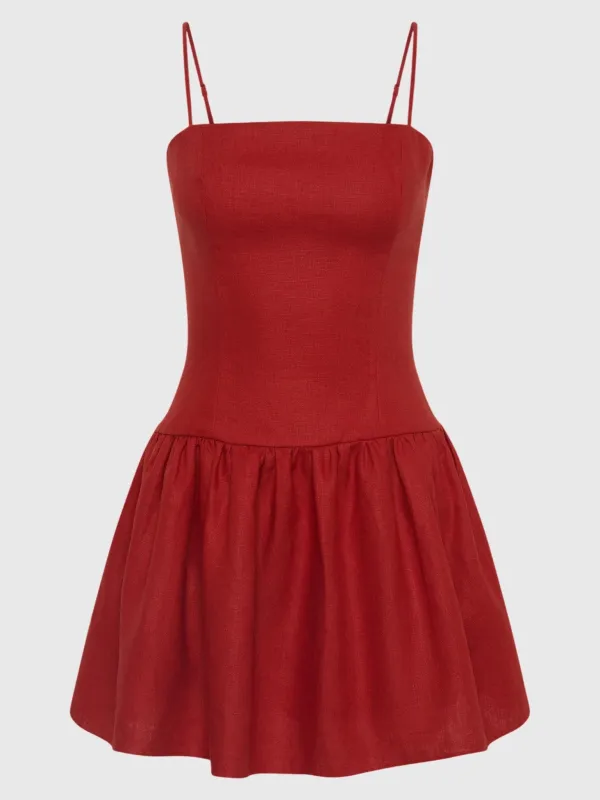 Faithfull The Brand Women's Uma Mini Dress made by Faithfull the Brand