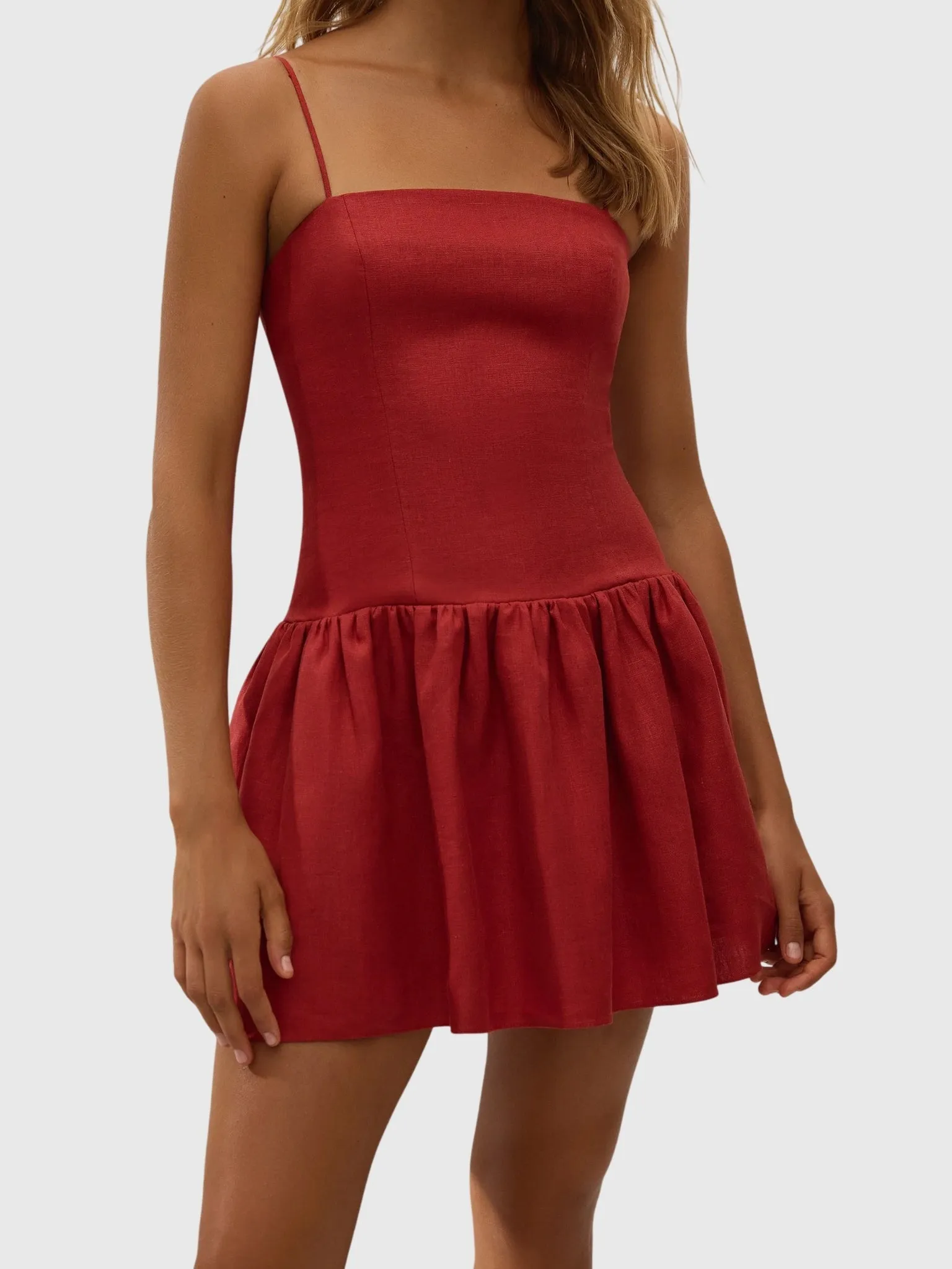 Faithfull The Brand Women's Uma Mini Dress sold by Saint Bernard product image thumbnail 2