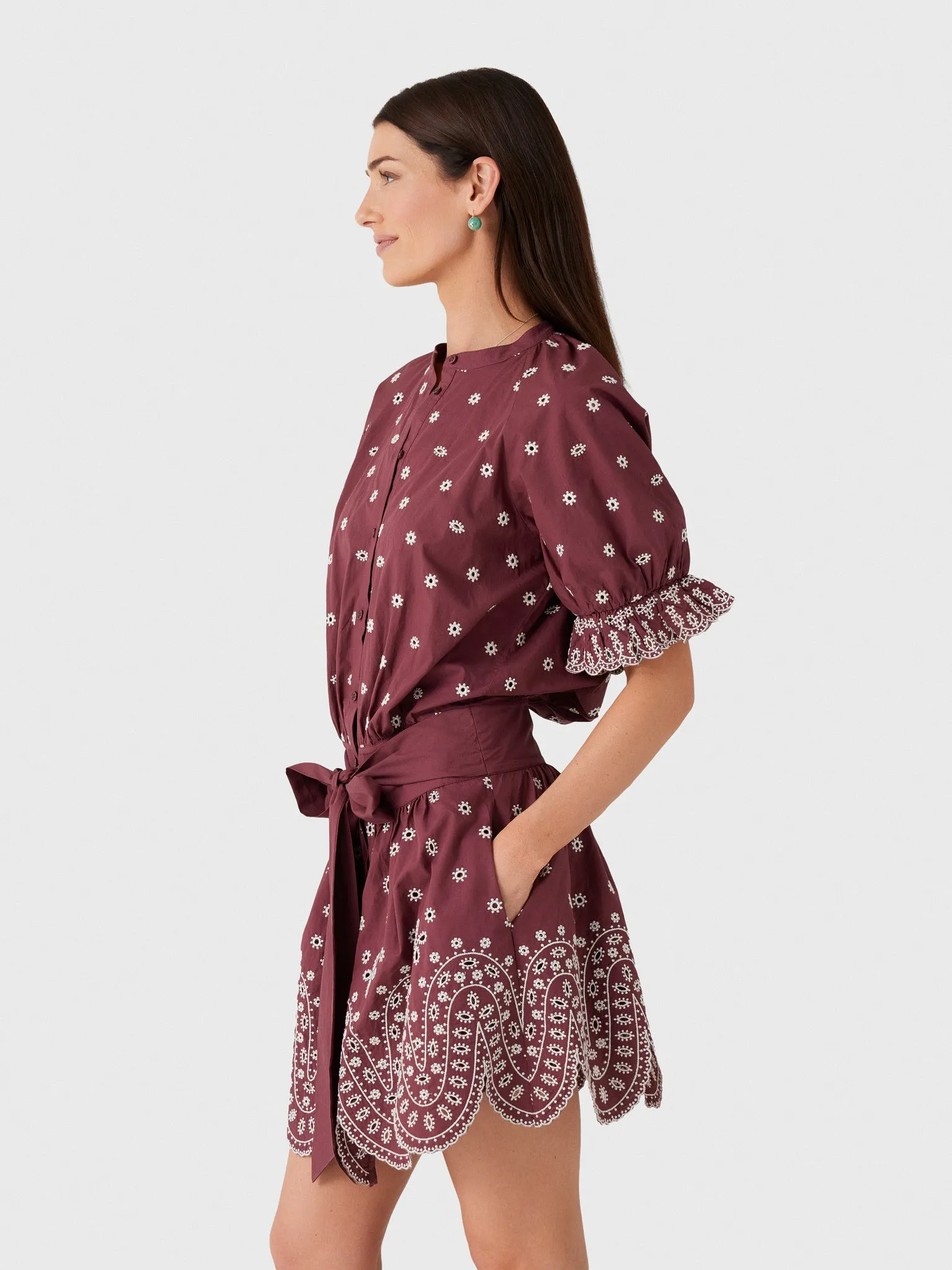 Essentiel Antwerp Women's Kaylani Embroidered Dress sold by Saint Bernard product image thumbnail 3