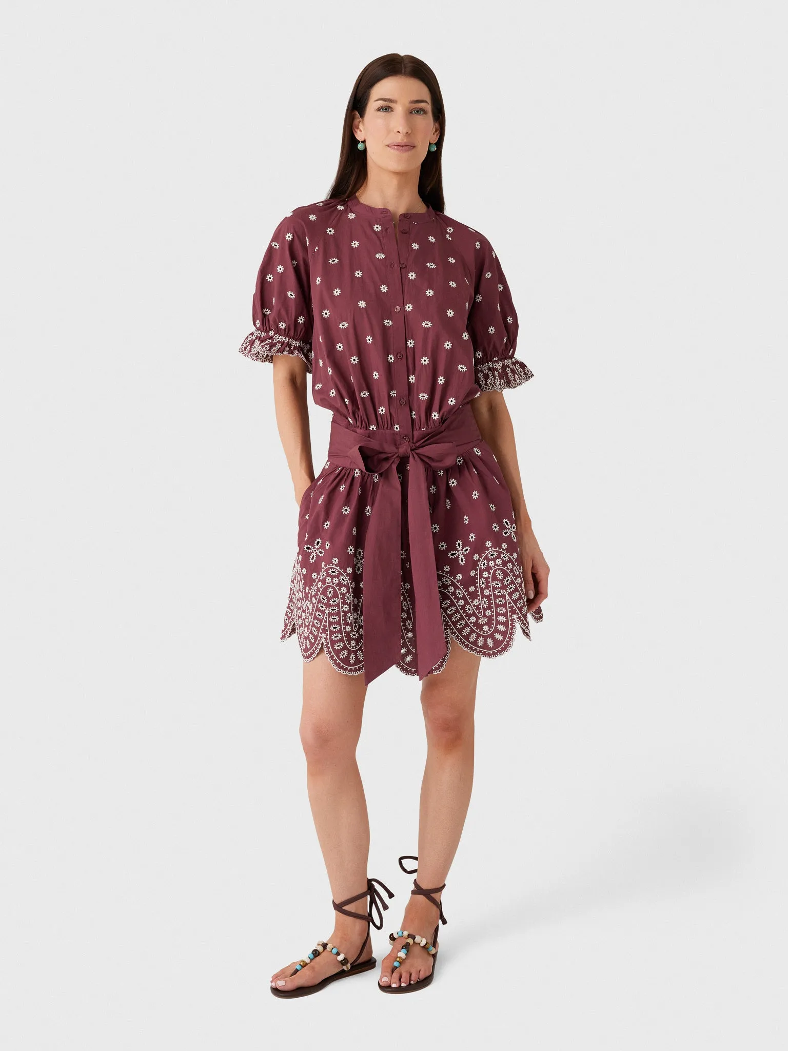 Essentiel Antwerp Women's Kaylani Embroidered Dress sold by Saint Bernard product image thumbnail 2