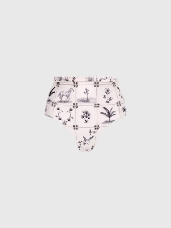 Agua By Agua Bendita Women's Nopal Arena Bikini Bottom made by AGUA by Agua Bendita