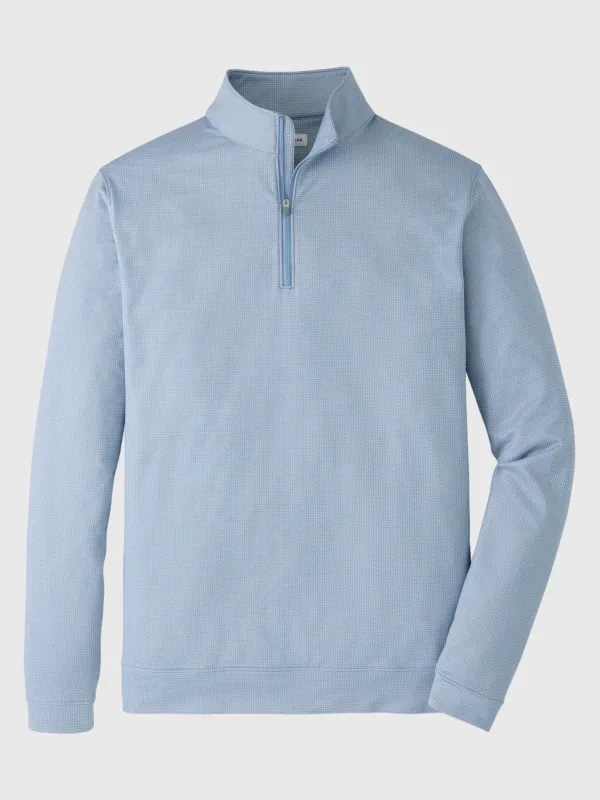 Peter Millar Crown Sport Men's Perth Basketweave Performance Quarter-Zip made by Peter Millar