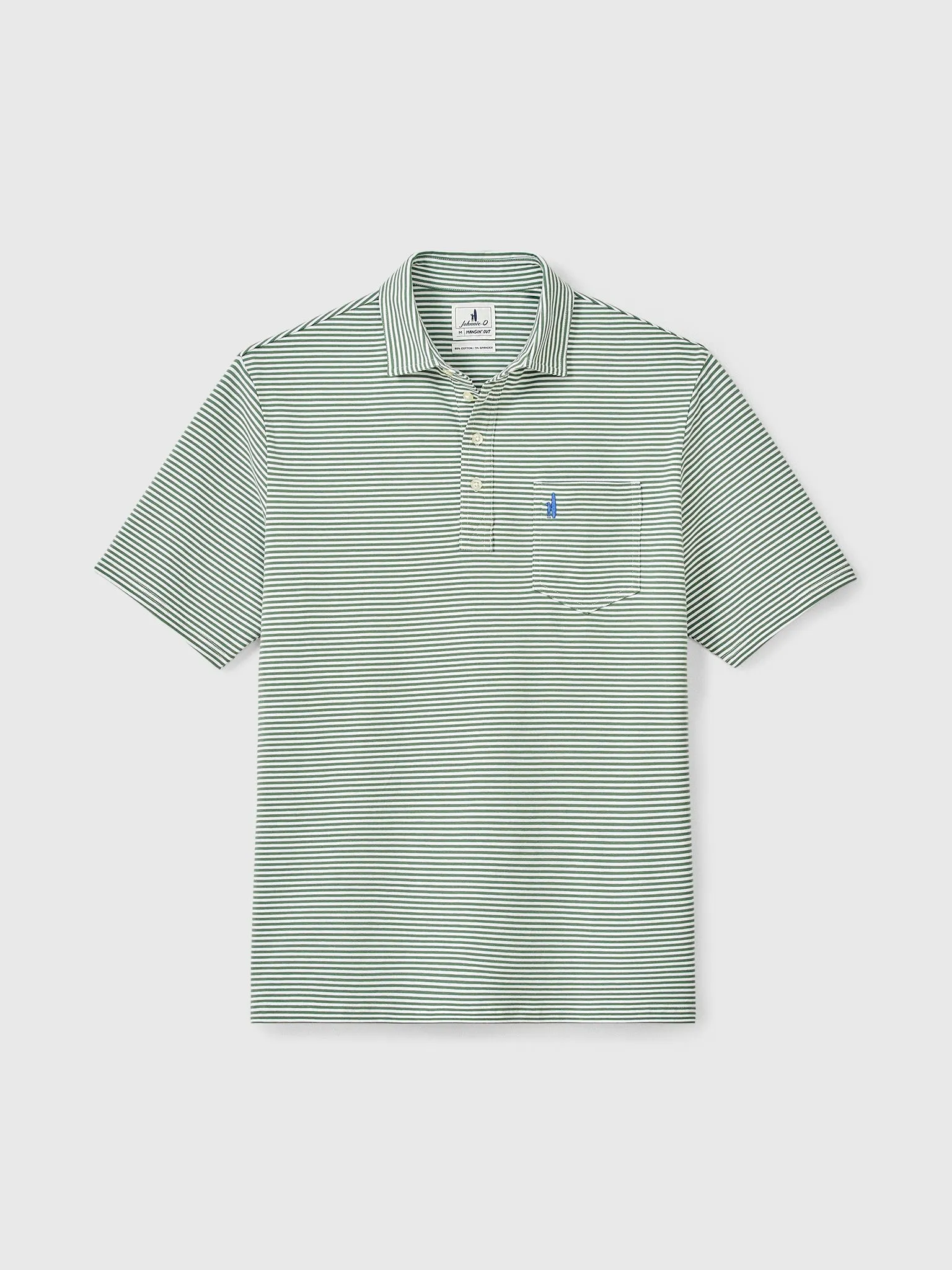 Johnnie-O Men's Jacks Stripe Original 4-Button Polo sold by Saint Bernard