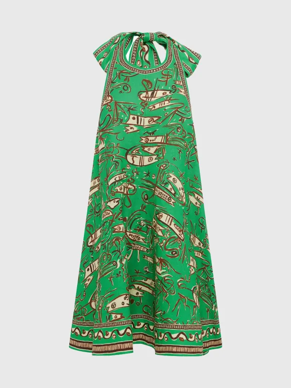 Alemais Women's Fish Sticks Mini Dress made by Alemais