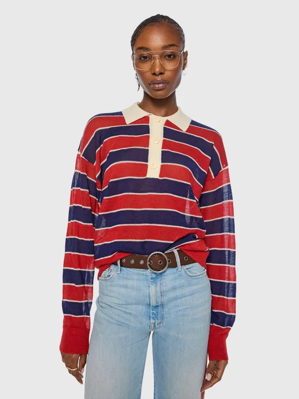 Mother Women's The Biggie Raquette Pullover made by MOTHER