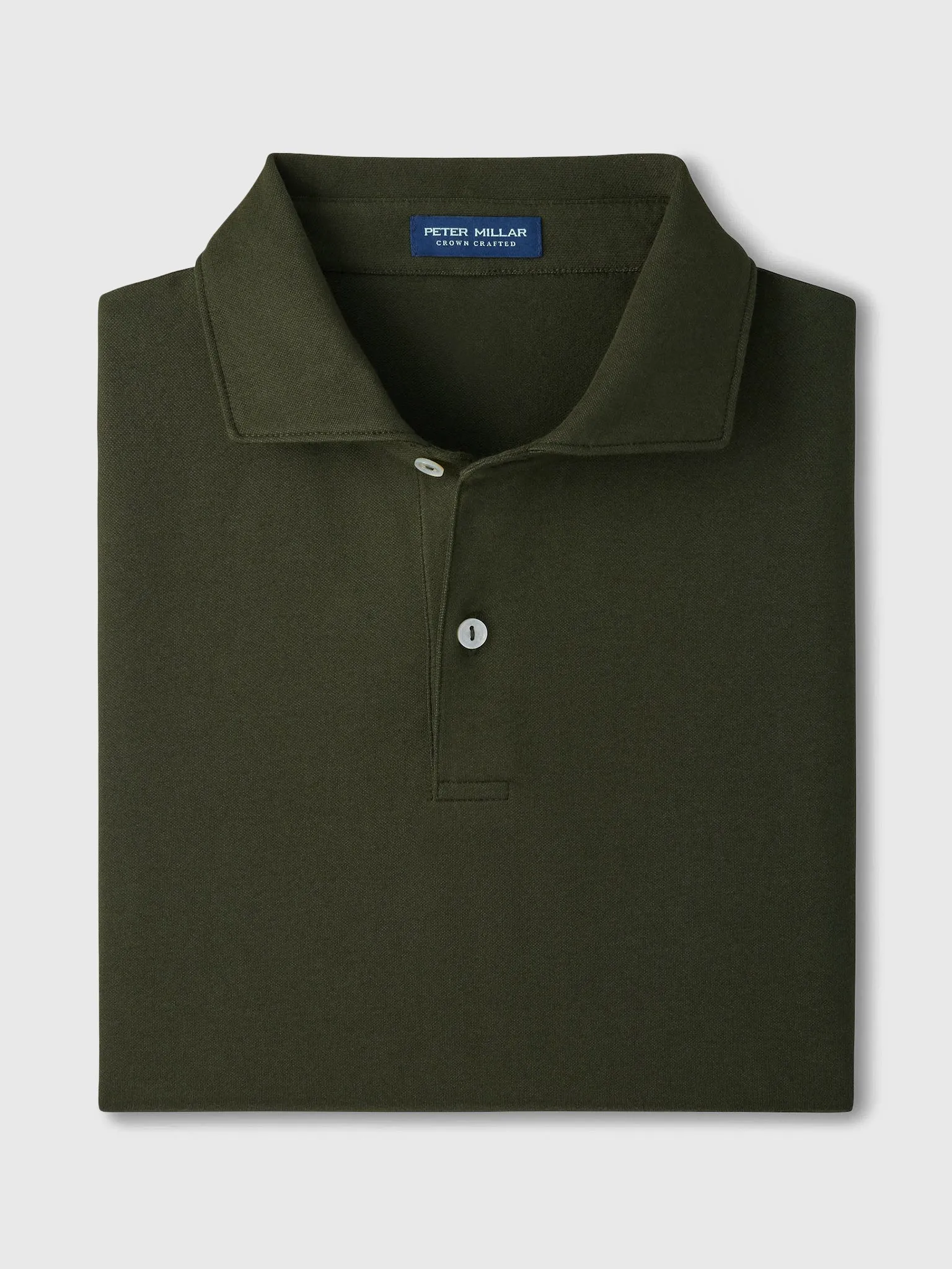 Peter Millar Crown Crafted Men's Albatross Cotton Blend Piqué Polo sold by Saint Bernard