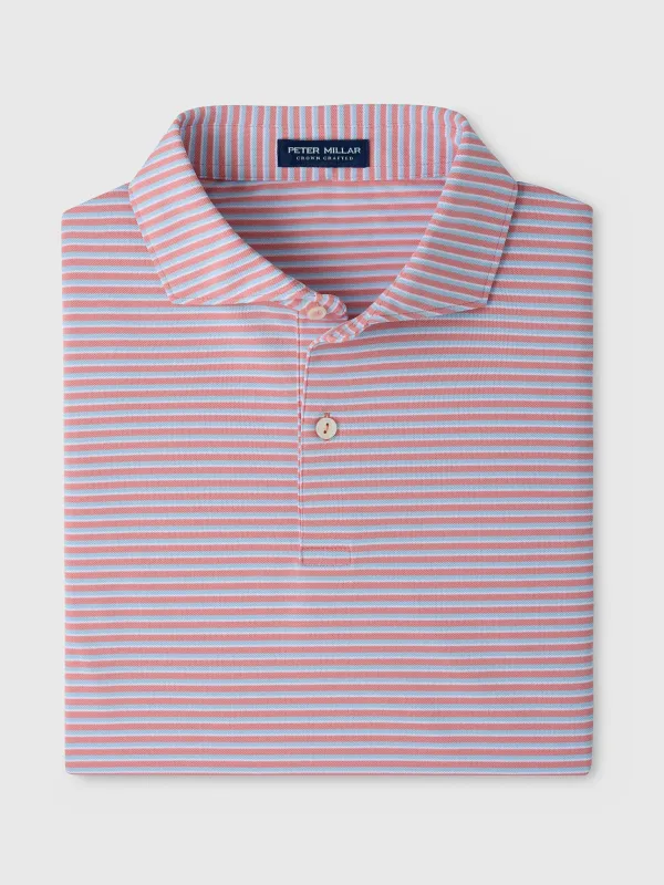 Peter Millar Crown Crafted Men's Tempo Performance Mesh Polo made by Peter Millar