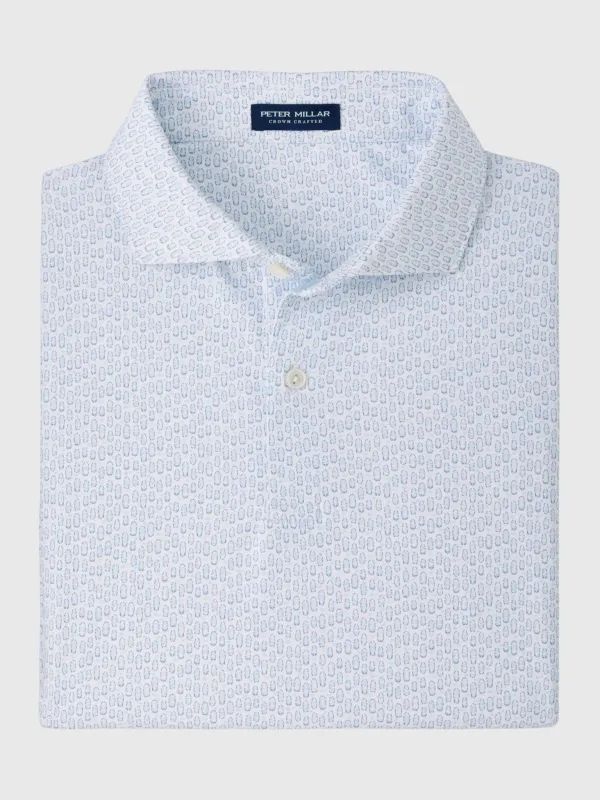 Peter Millar Crown Crafted Men's Corsica Performance Jersey Polo made by Peter Millar