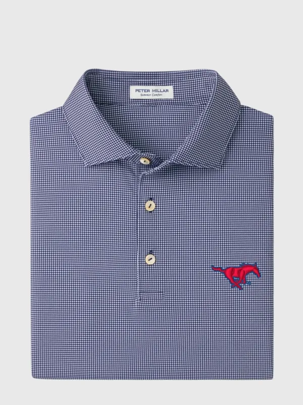 Peter Millar Collegiate Men's Border Performance Jersey Polo made by Peter Millar
