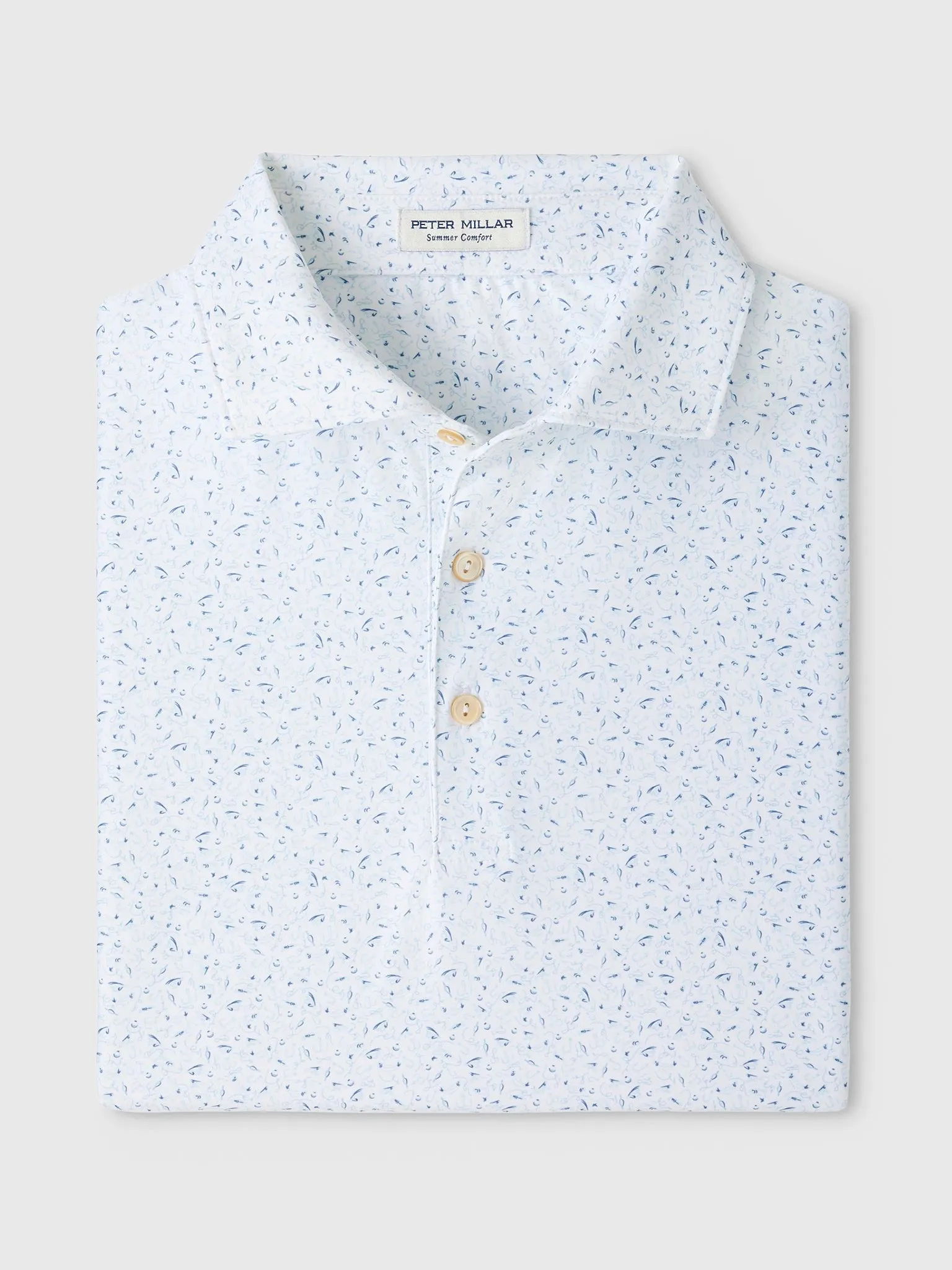 Peter Millar Crown Sport Men's On The Line Performance Jersey Polo sold by Saint Bernard