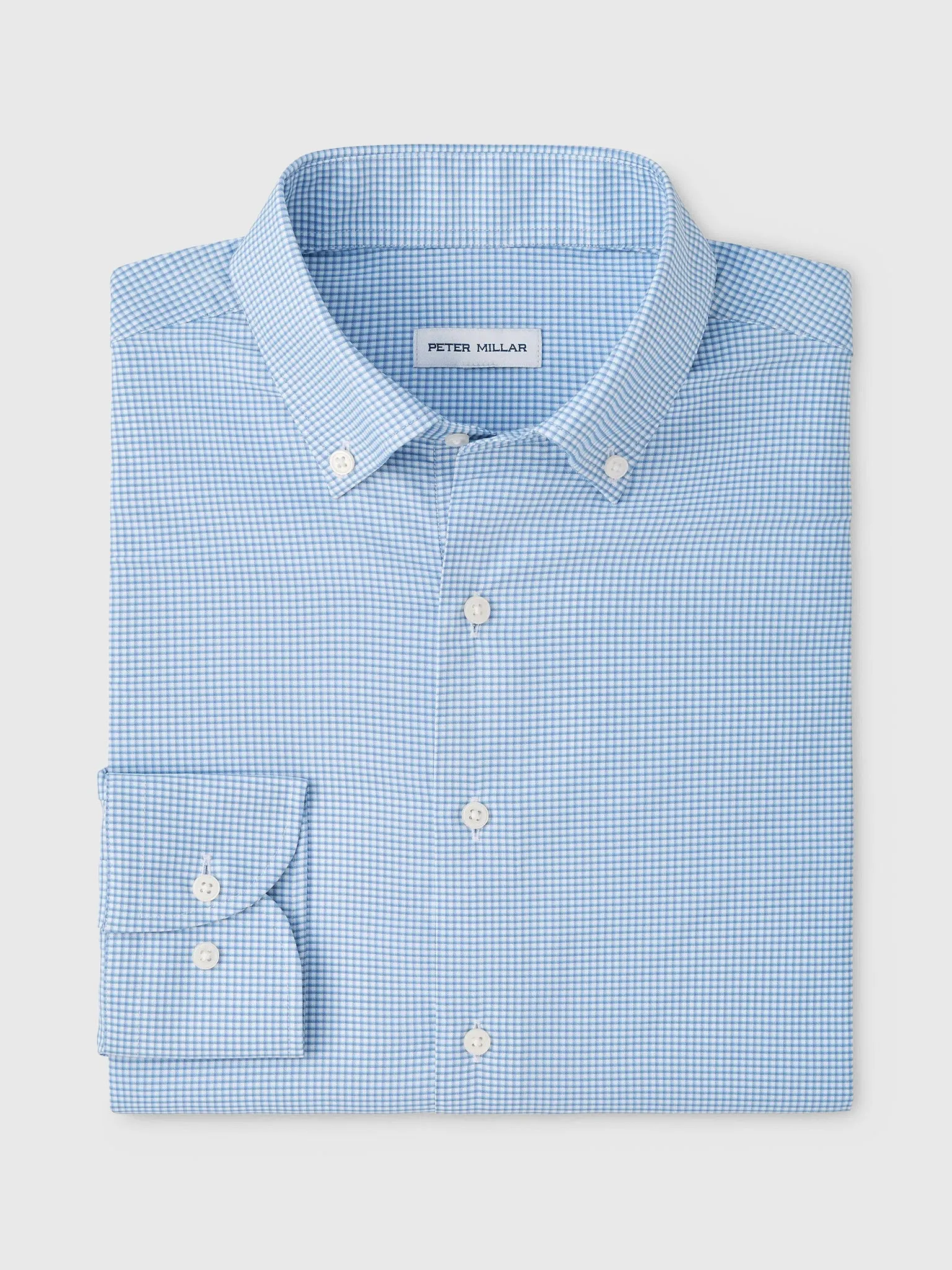 Peter Millar Crown Men's Leo Performance Twill Sport Shirt sold by Saint Bernard